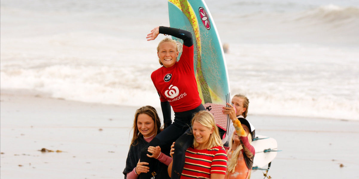 WA GROMS SHINE BRIGHTLY IN MANDURAH AT THE SECOND STOP OF THE WOOLWORTHS WA JUNIOR SURFING TITLES