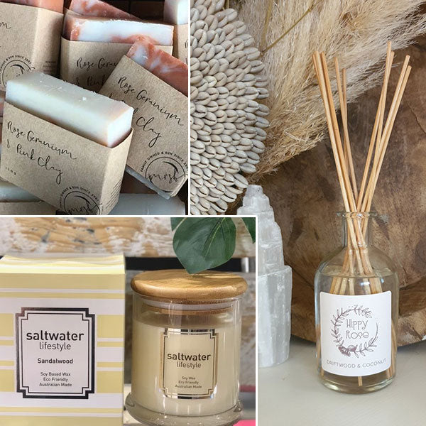 Candles, Diffusers & Soaps