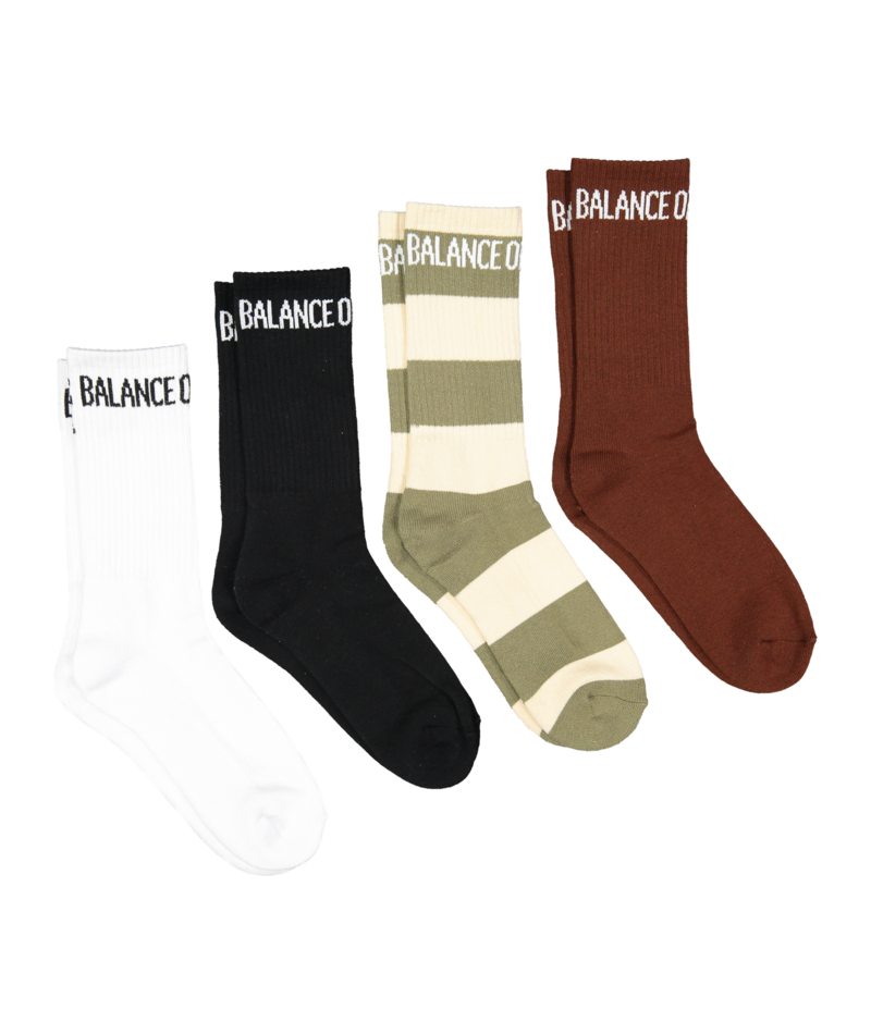 Balance Seasonal Sock 4 Pk