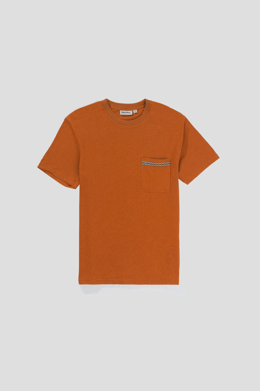 Linen Ss T Shirt Burnt