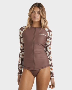 Womens Pipa Upf 50 Long Sleeve Rash Vest