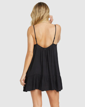 Womens Beach Vibes Cover-up Mini Dress