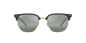 Clubmaster - Black On Arista Frames G-15 Green Lense