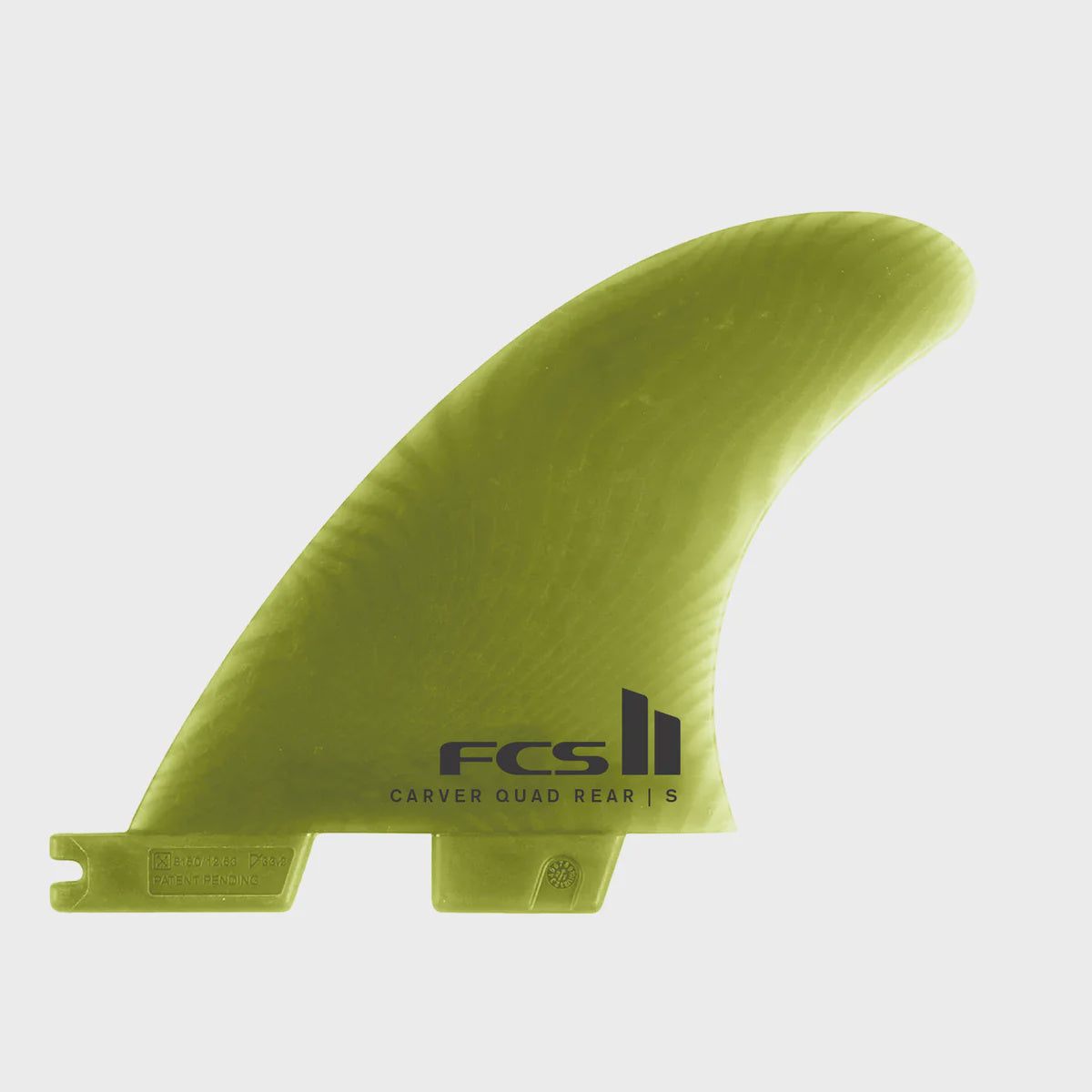 FCS II Carver NG Medium Quad Rear Fin Set - Eucalyptus