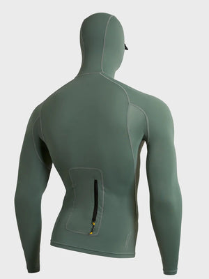 Long Sleeve Utility Pocket Hooded Rashguard