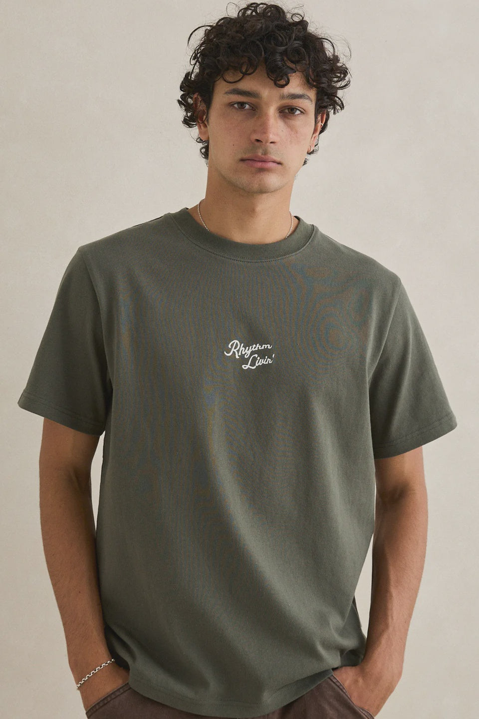 Heavy Vintage Embroidered Ss T-Shirt