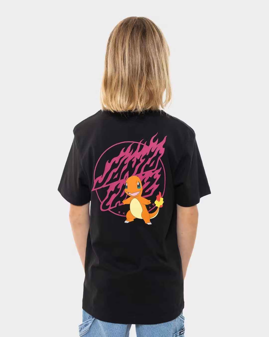 Pokémon Pikachu Fire Type 1 Boys S/S T-Shirt