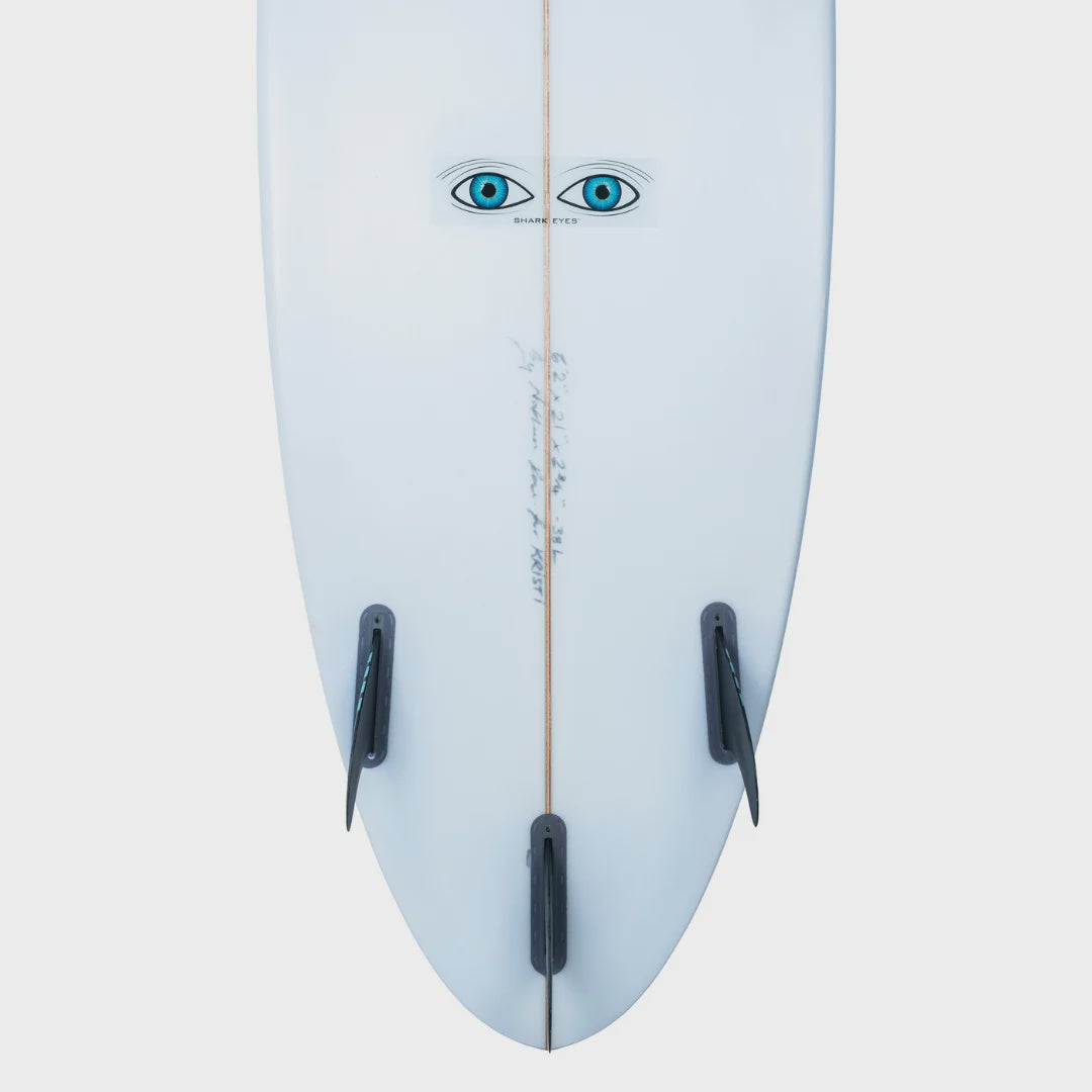 Shark Eyes Small Clear Decal