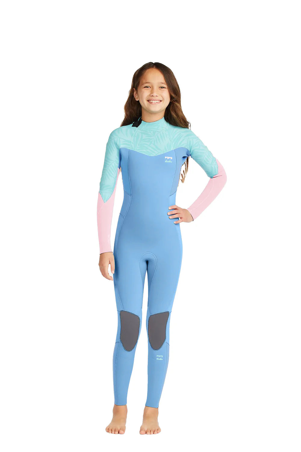 Girls 8-14 3/2 Synergy Back Zip Steamer Wetsuit