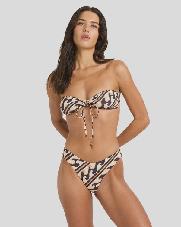 Womens Dark Wave Bondi Bikini Bottom