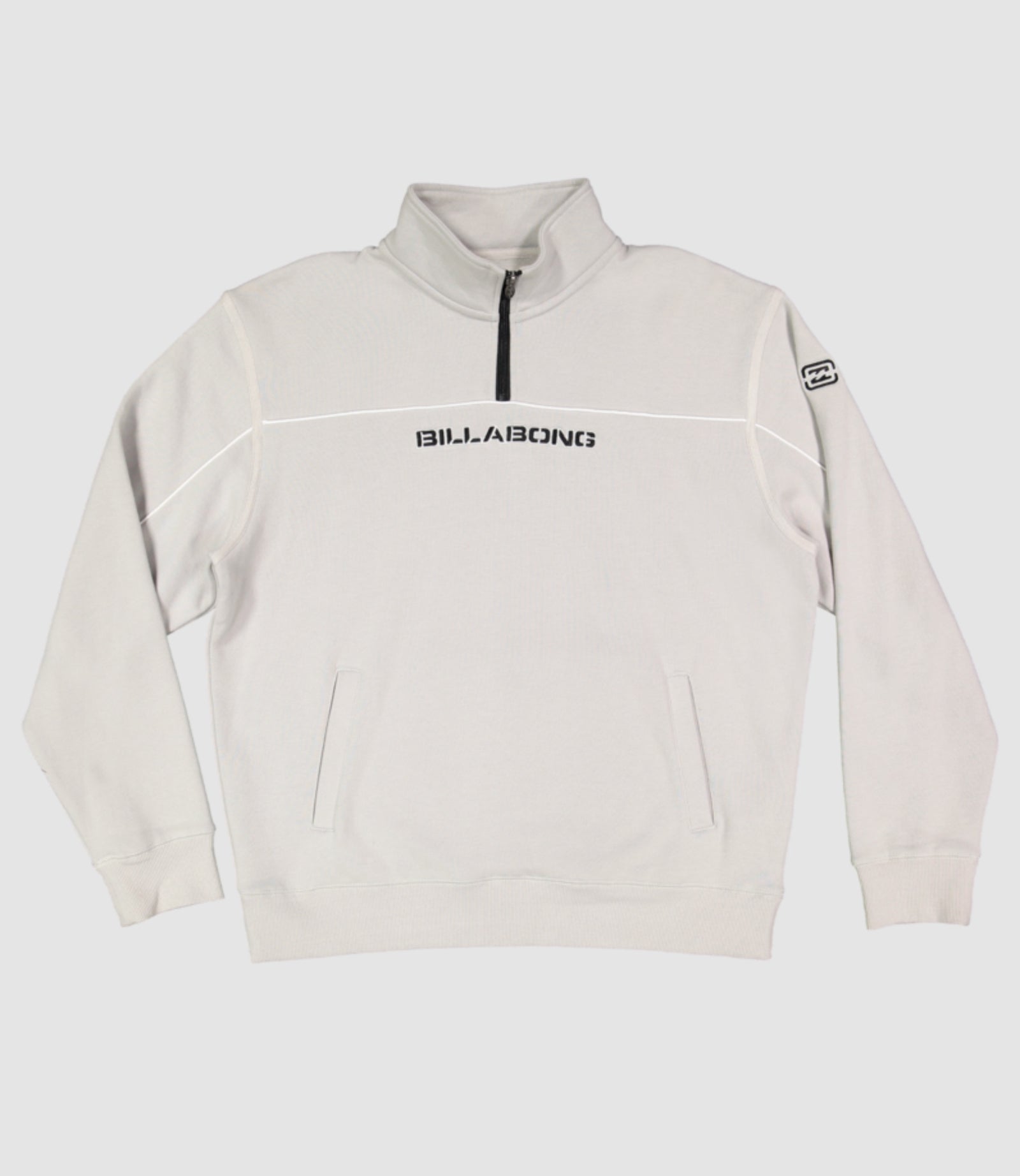 Mens Bracket 1/4 Zip Mock Neck