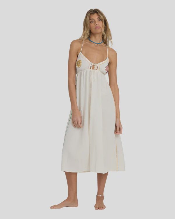 Womens Wave Haze Midi Dress