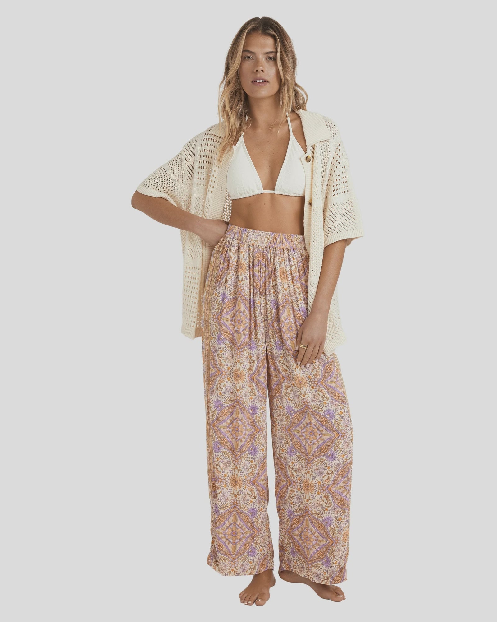 Womens Just For You Elastic Waist Pants