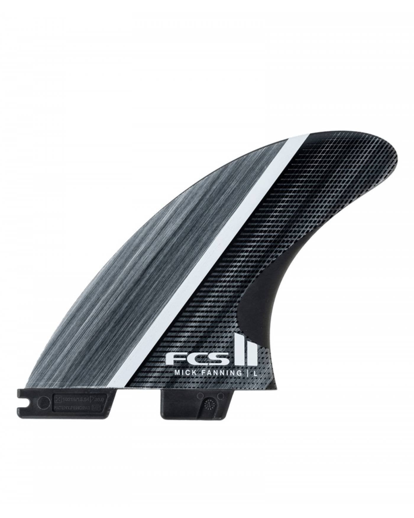 FCS II MF Glass Fibre Fusion Tri Fins - Smoke/White