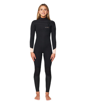 Girl's Bahia 3/2mm Steamer Chest Zip Wetsuit