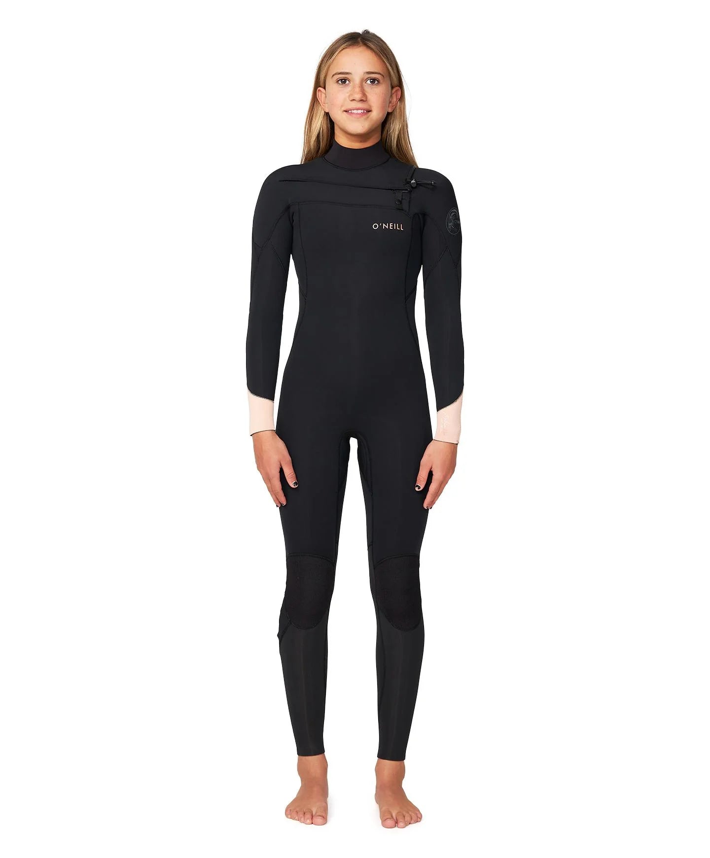 Girl's Bahia 3/2mm Steamer Chest Zip Wetsuit