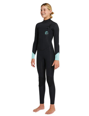 Girl's Bahia 3/2mm Steamer Chest Zip Wetsuit