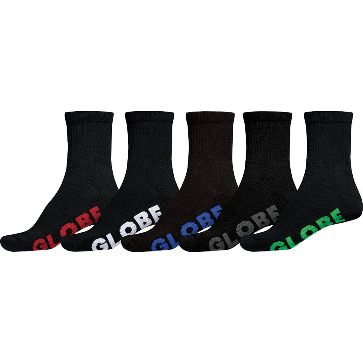 Boys Stealth Crew Sock 5 Pack