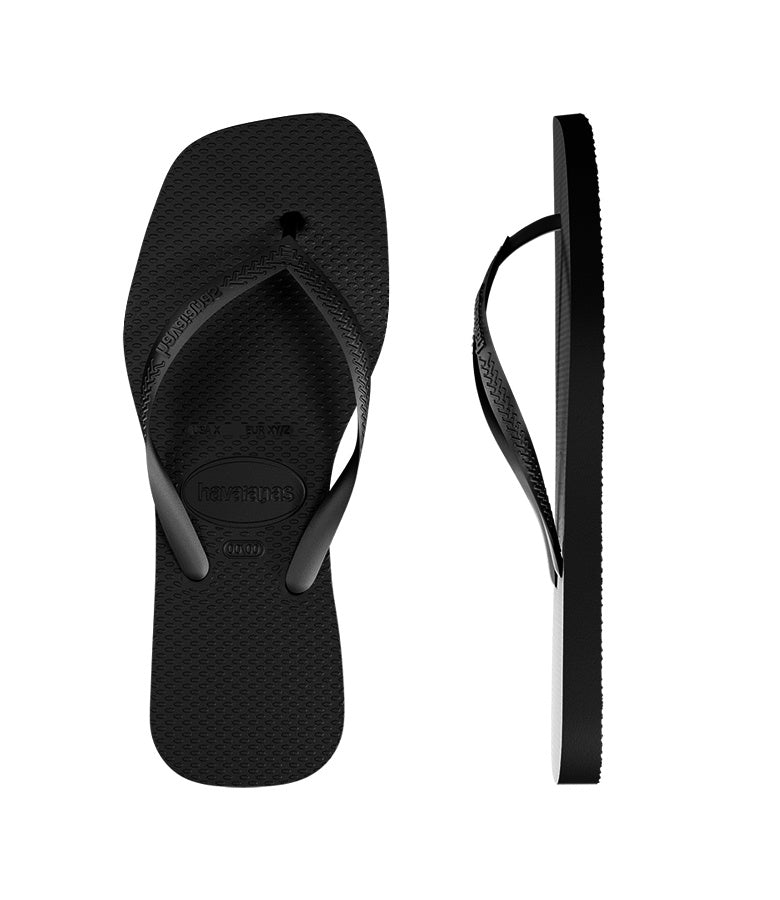 Slim Square Toe Thongs