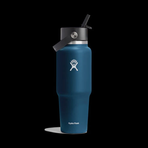 32 Oz Wide Flex Straw Travel Bottle