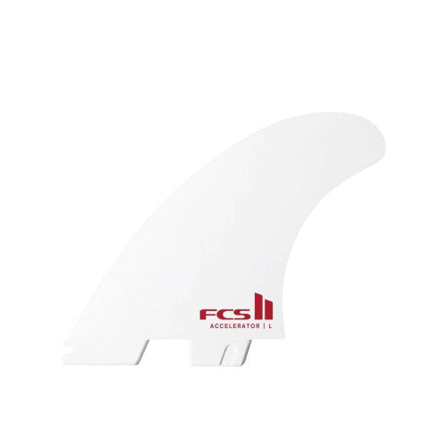 FCS II Accelerator PC Tri Fins - White