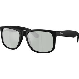 Justin Classic - Rubber Black Frame Light Grey Gradient Lenses