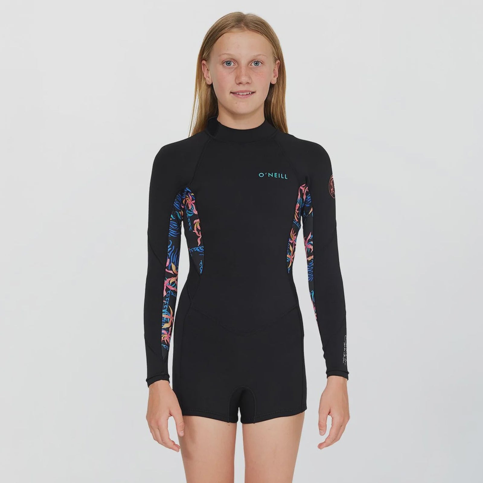 Girl's Bahia 2mm Long Sleeve Mid Spring Suit Back Zip