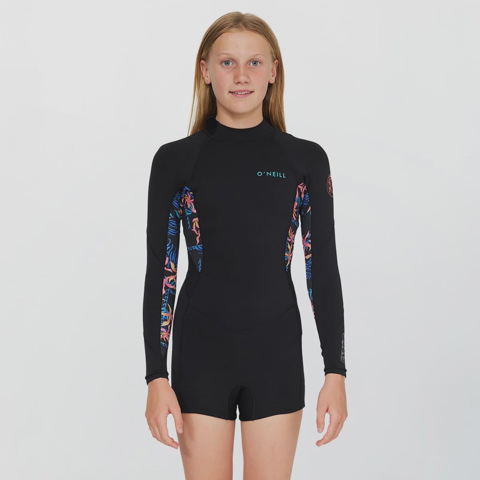 Girl's Bahia 2mm Long Sleeve Mid Spring Suit Back Zip