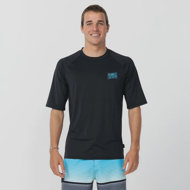 Skewed Short Sleeve Rash Vest Tee