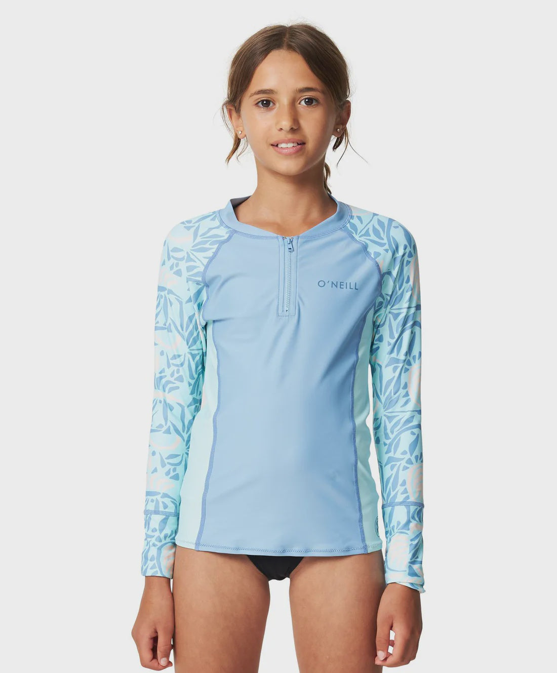 Girl's Bahia 1/4 Zip LS Rash Vest