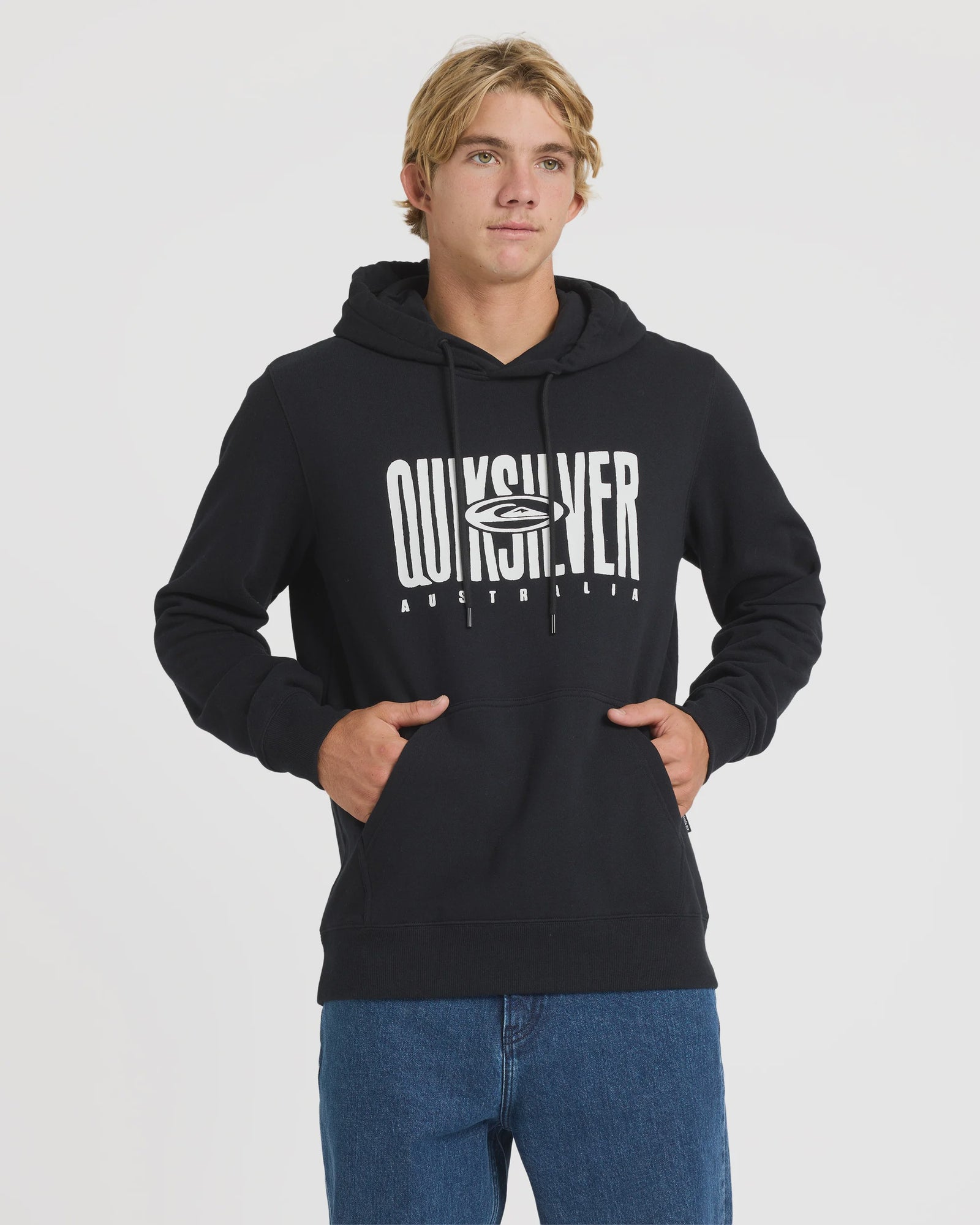 Mens Aus Stack Pullover Hoodie
