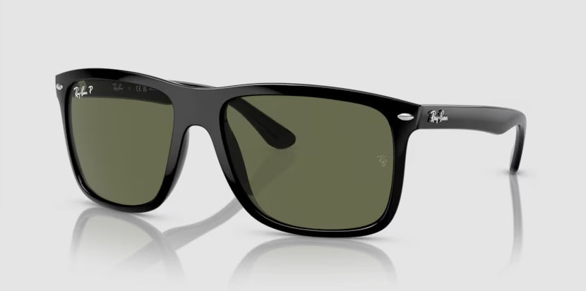 Boyfriend Two - Black Frame Polarised Green Lenses