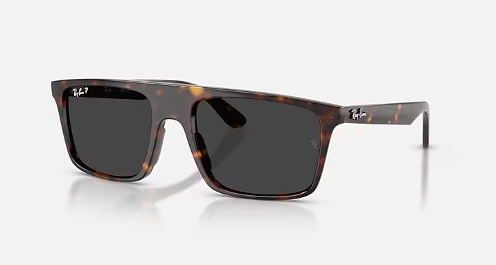 0RB2222 - Havana Frame Polarised Black Lenses