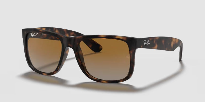 Justin Classic - Rubber Havana Frame Grey Gradient Lenses