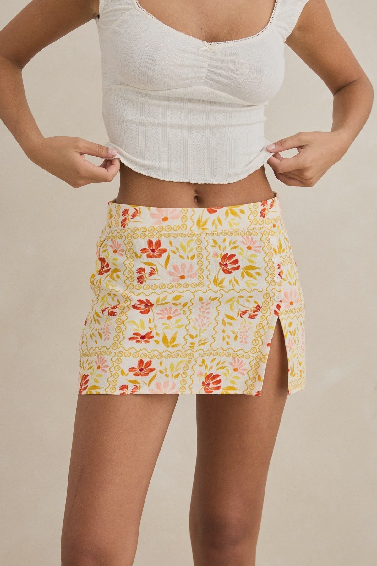 Wildflower Mini Skirt