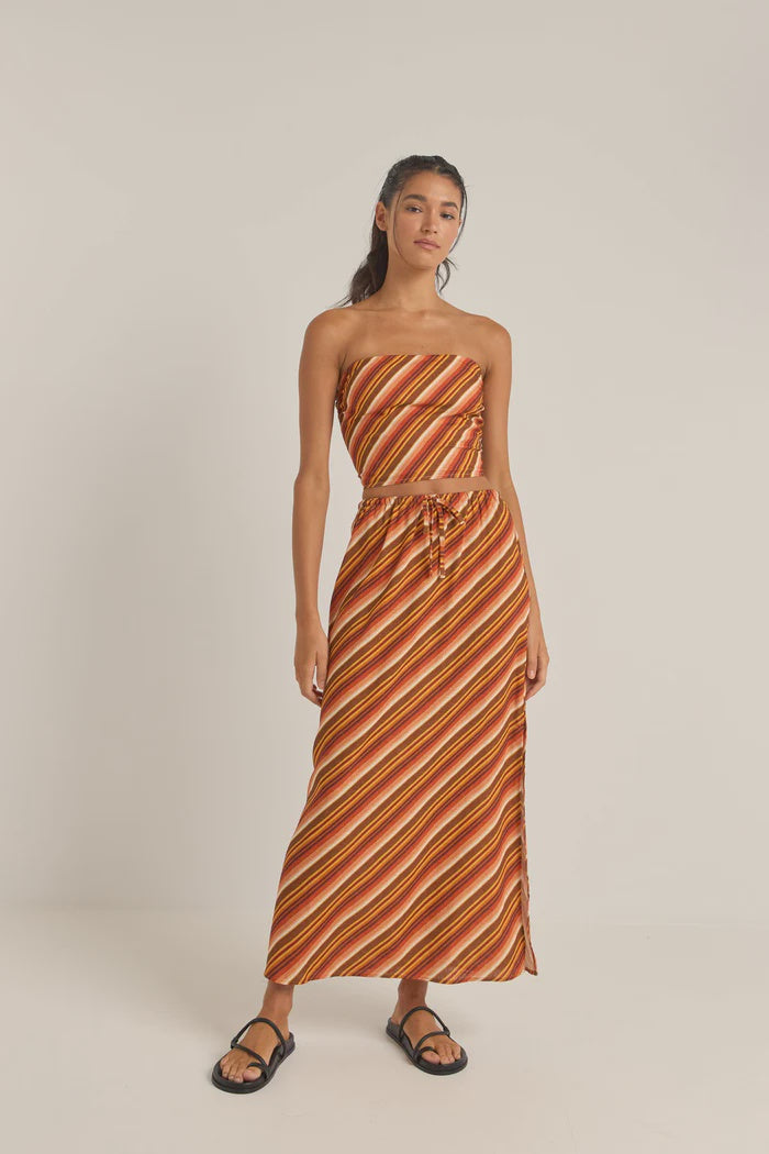 Chica Stripe Maxi Skirt