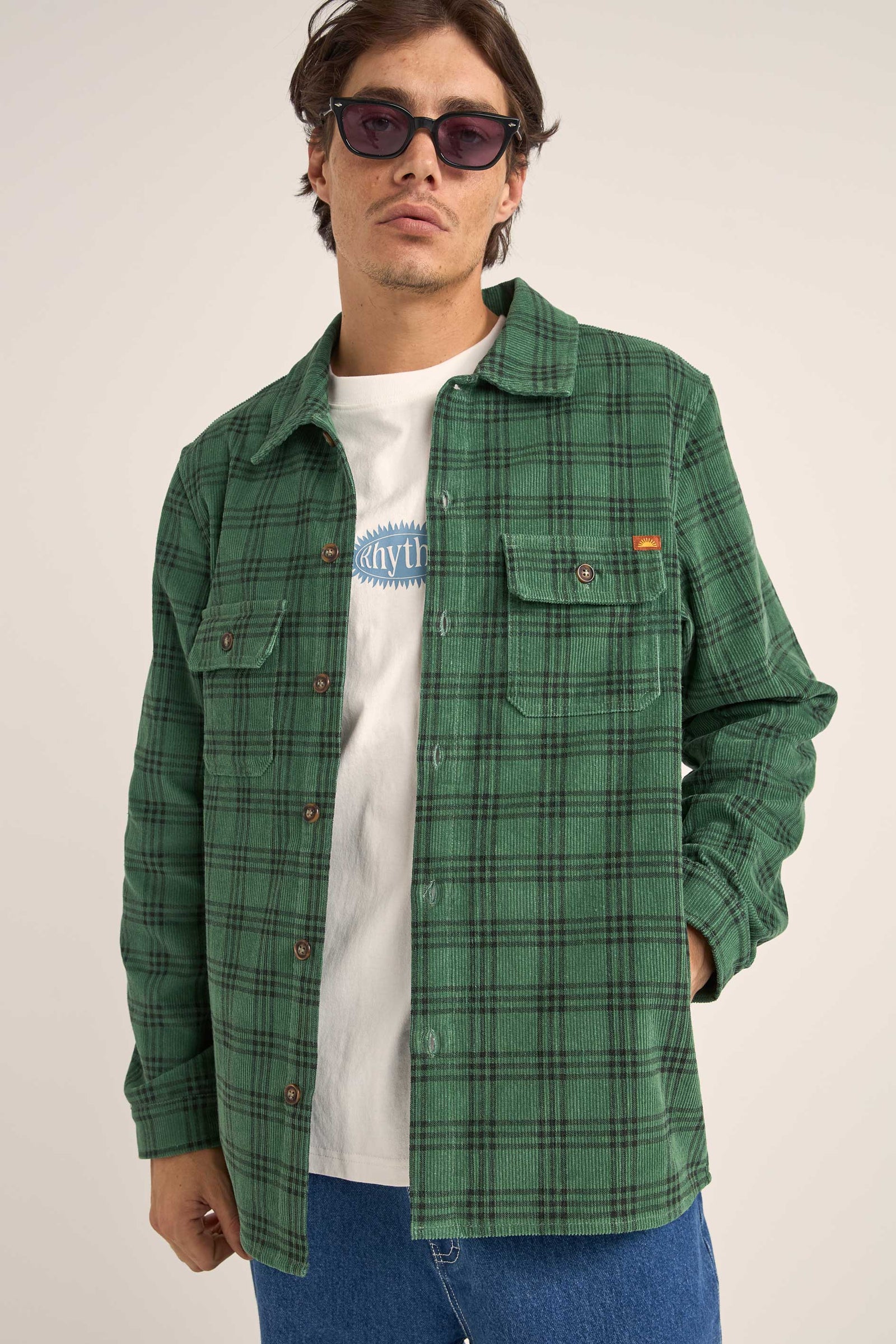 Cord Check Overshirt