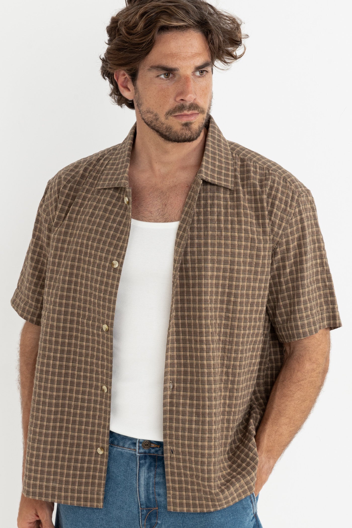 Colby Check Ss Shirt