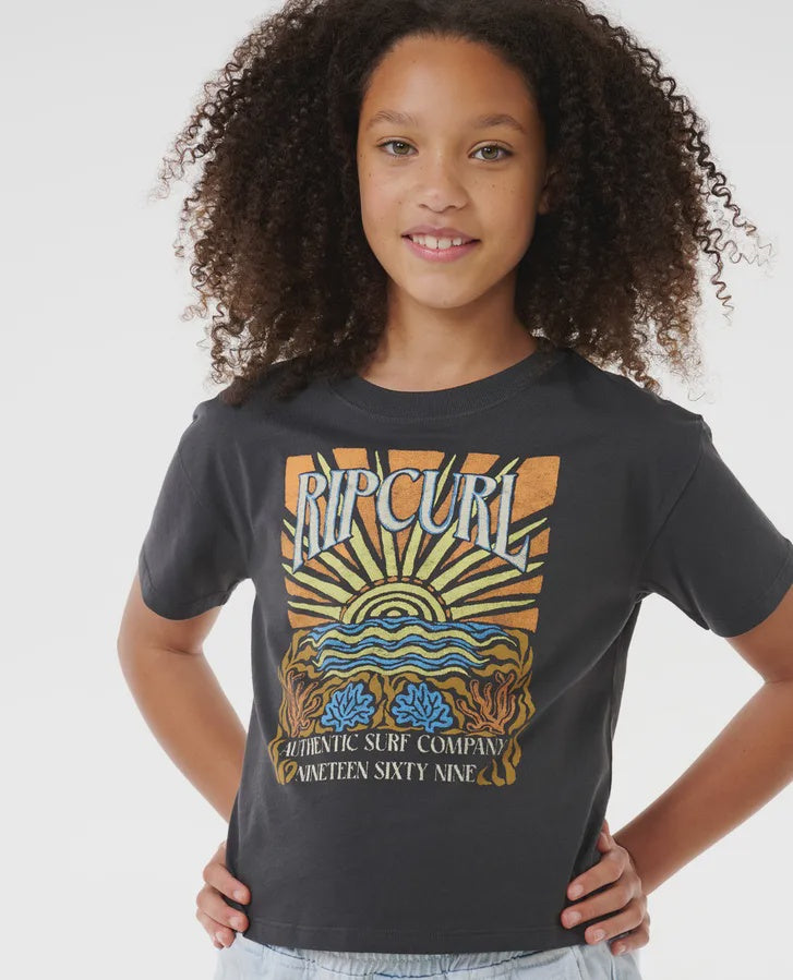 Coral Sands Crop Tee - Girls (8-14 years)