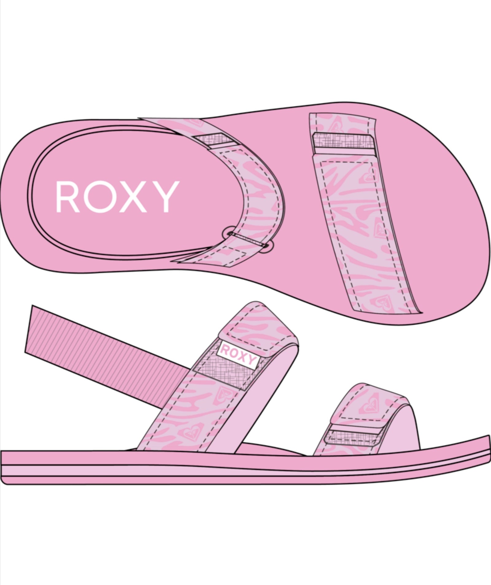 Girls 5-11 Tw Roxy Cage Slides