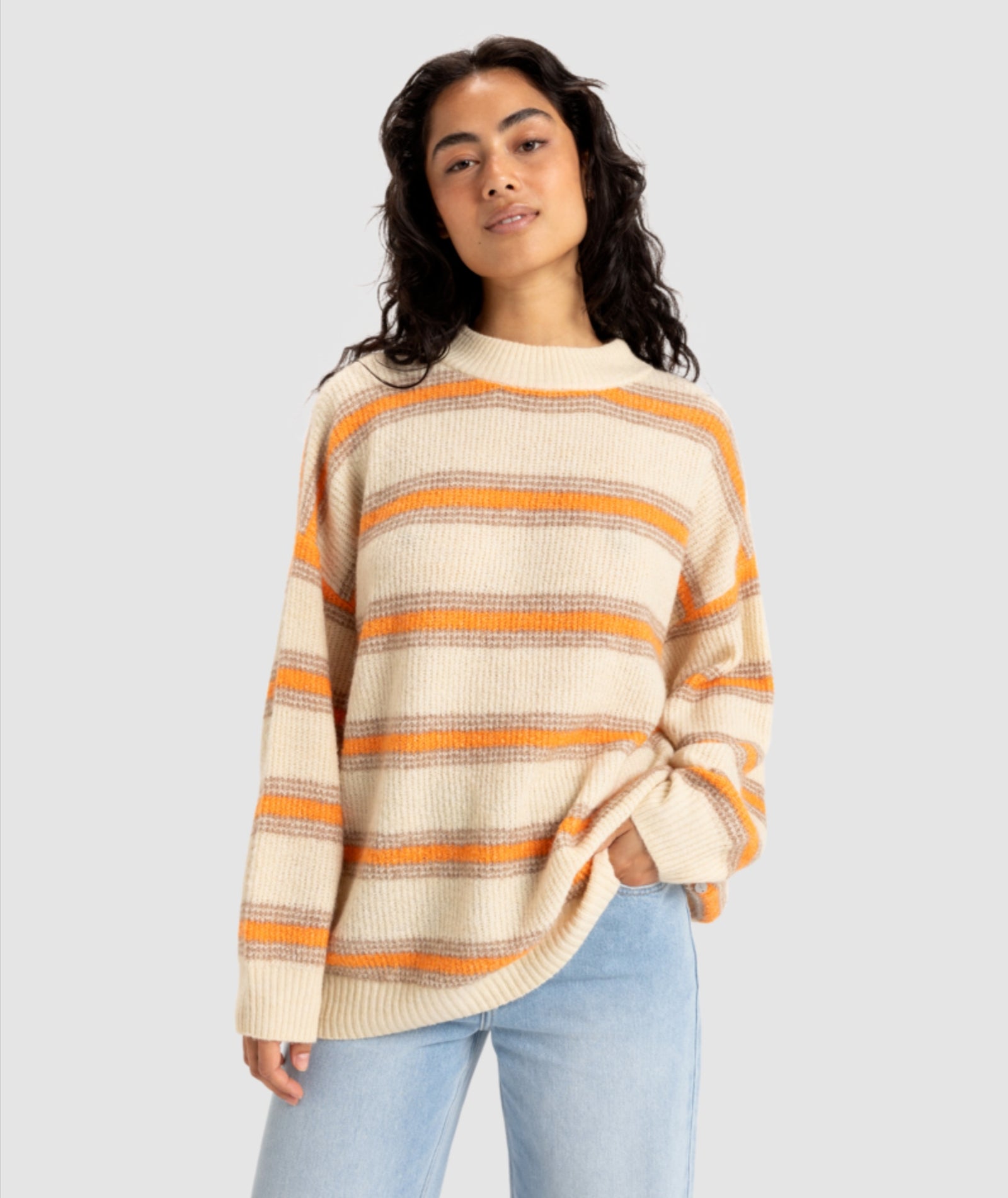 Womens Little Dume Stripe Knitted Jumper