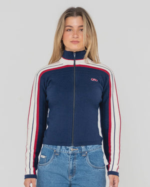 Daddy Gb Fitted Zip Through Knit