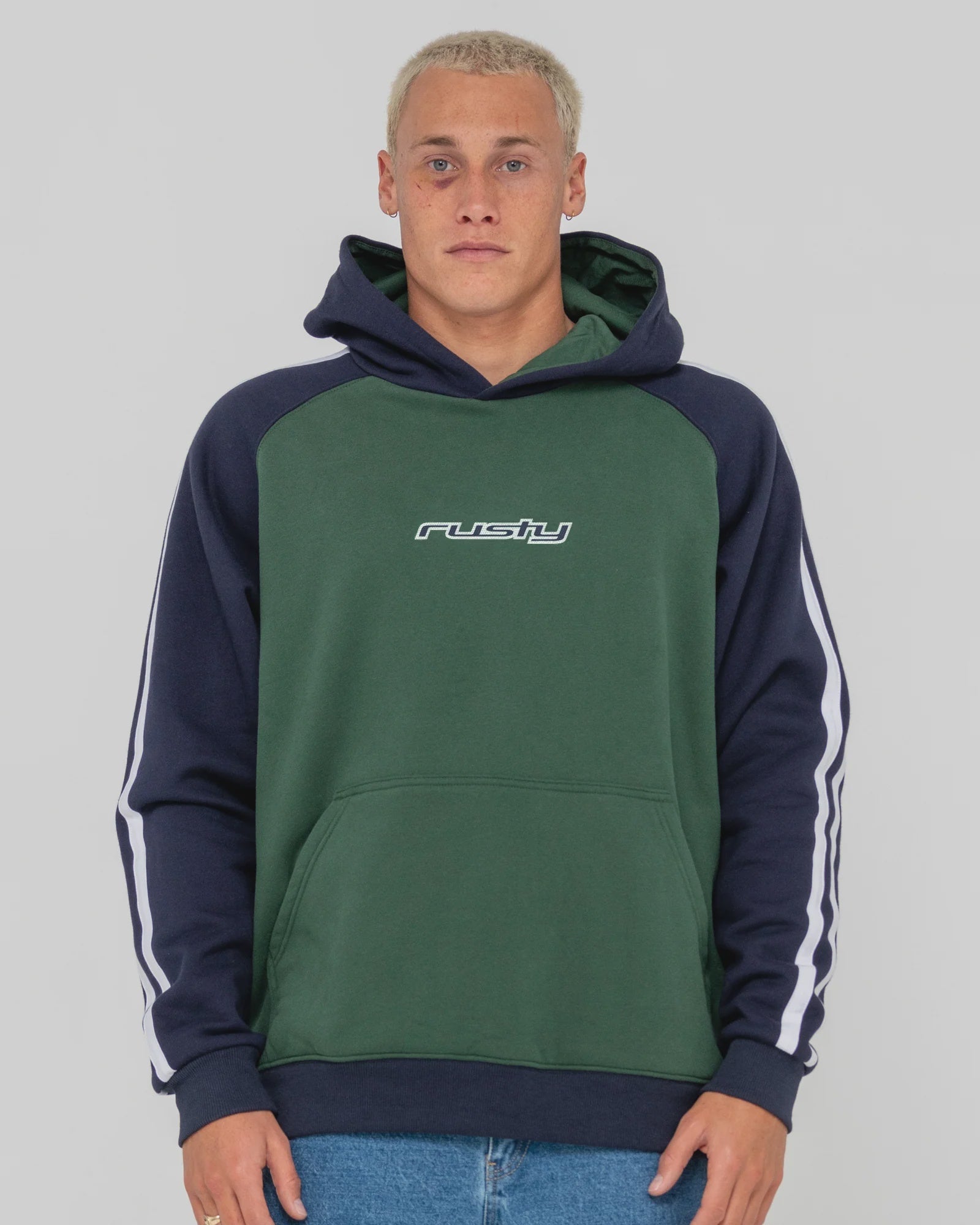 Denny Raglan Fleece Hoodie
