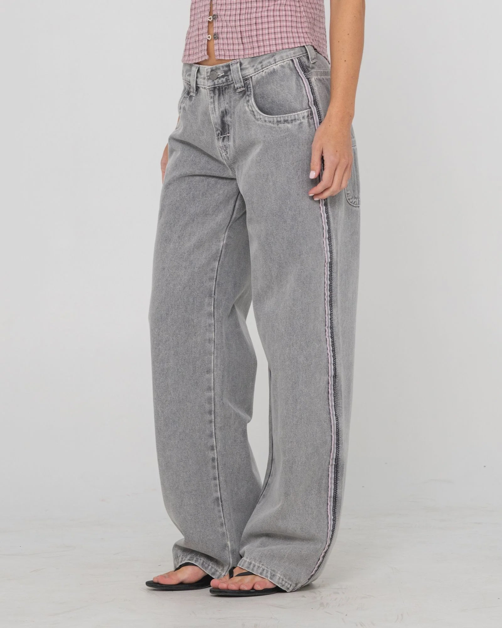 Flip Mommy Low Rise Baggy Jean