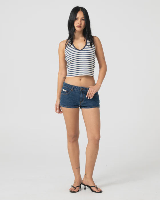 Lemmy Low Rise Mini Denim Short