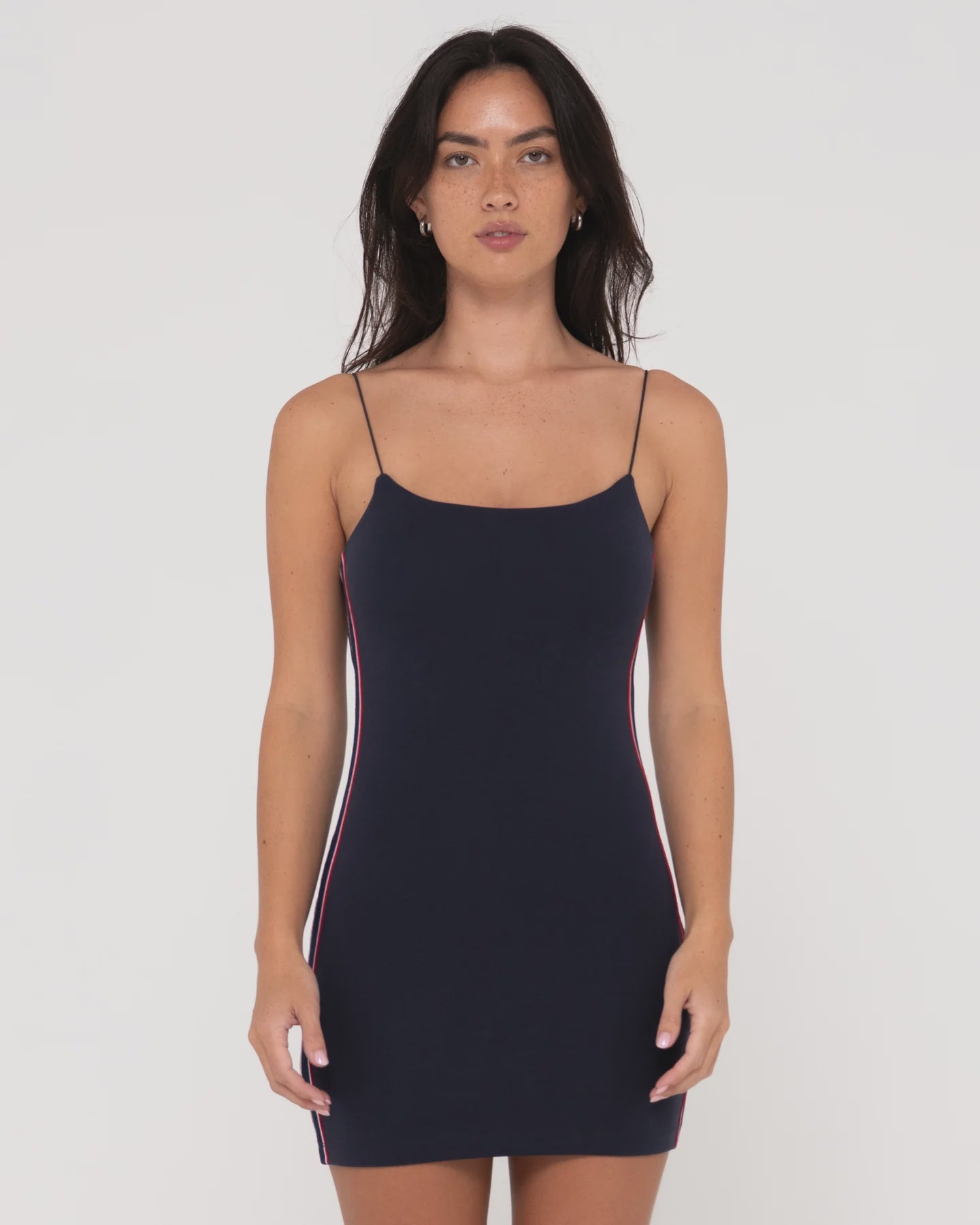 Racer Fitted Mini Dress