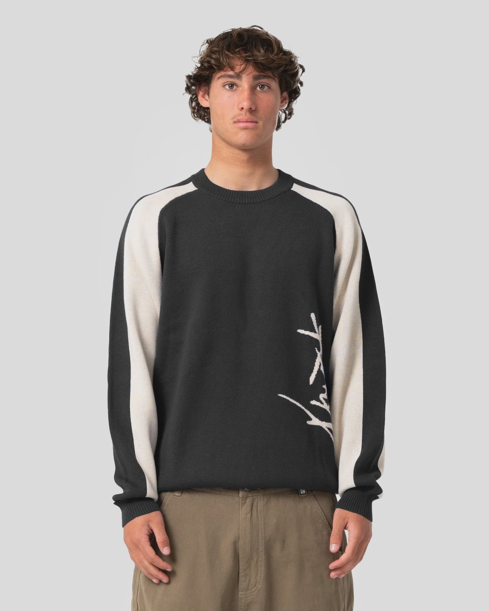 Roll Safe Boxy Crew Neck Knit