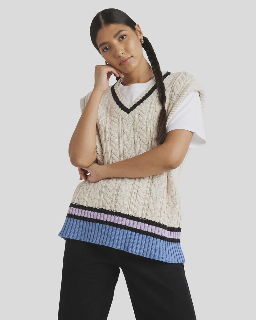 Weekend Cable Knit Vest