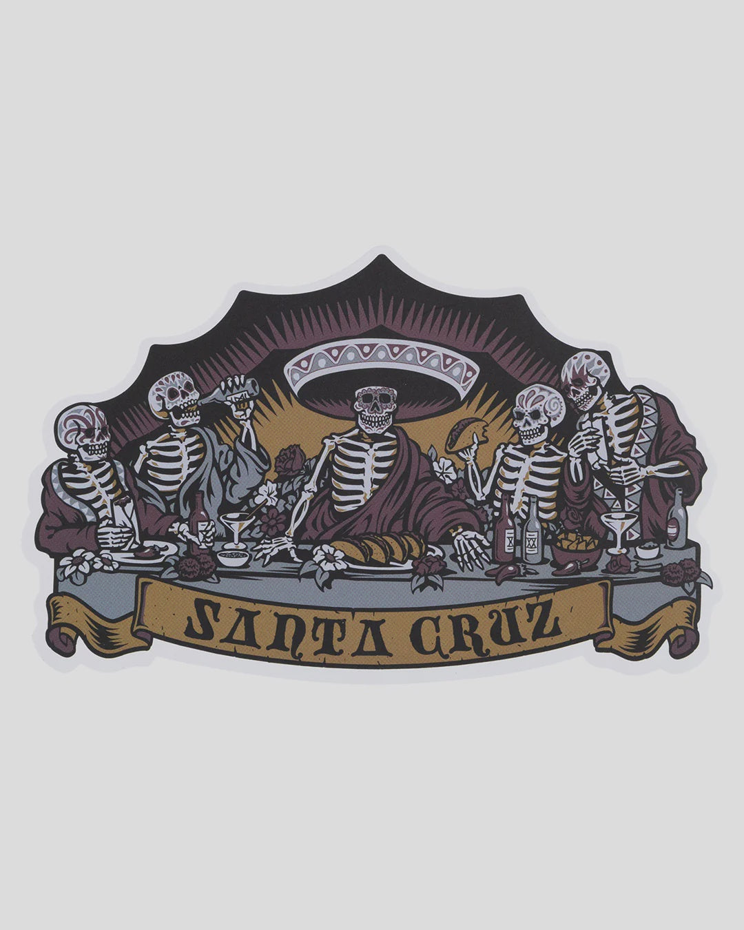 Guzman Dead Diners Matte Sticker