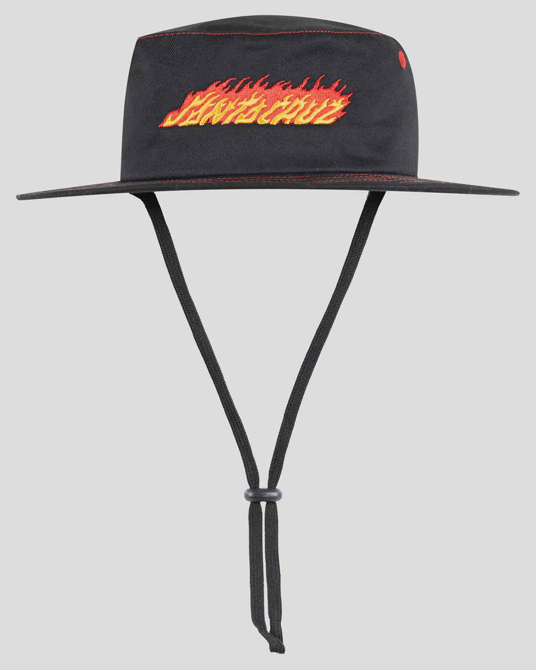 Flame Strip Boys Hat Black